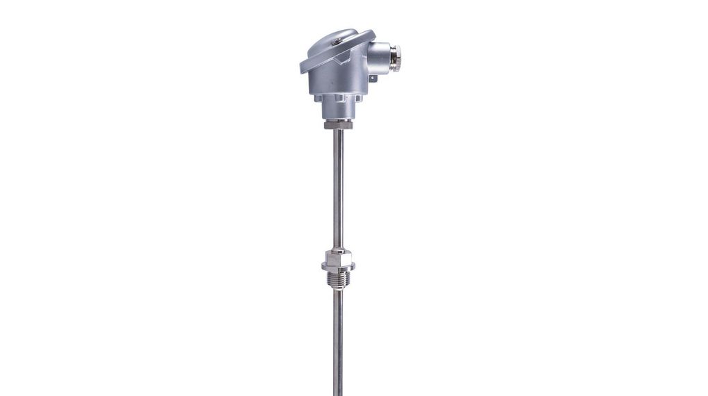 RTD Temperature Probe 0 ... 100°C 1x Pt100, 3-Wire Circuit